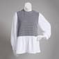 Plus Size Absolutely Famous 2Fer Peplum Top - image 1