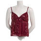 Juniors Madden Girl Tulle Mesh Beaded Sequin Babydoll Camisole - image 1