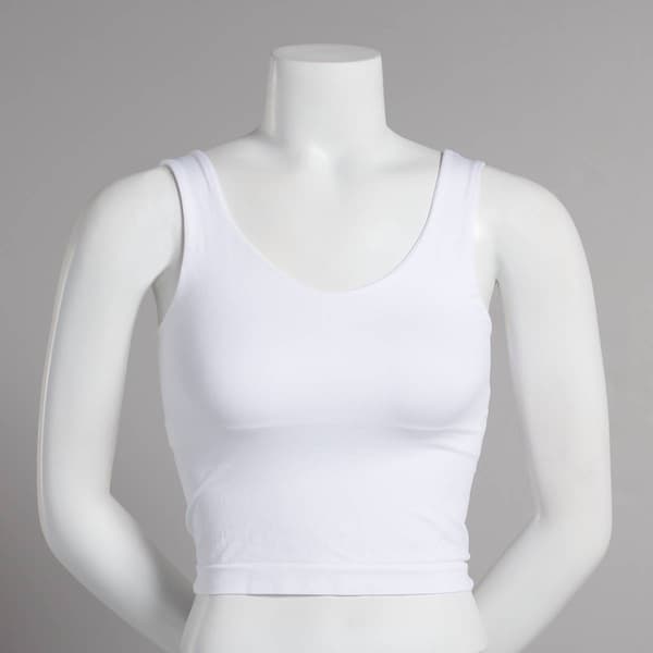 Juniors Eye Candy Iced Espresso Jersey Bralette Tank Top