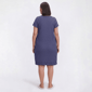 Plus Size Laura Ashley® Short Sleeve Dot Lettuce Edge Nightshirt - image 2