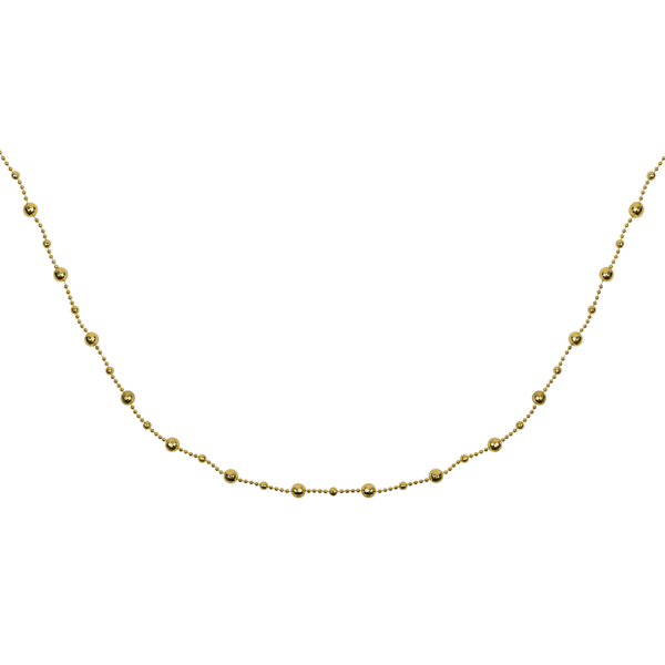 Northlight 15ft. Gold Shiny Disco Ball Beaded Christmas Garland