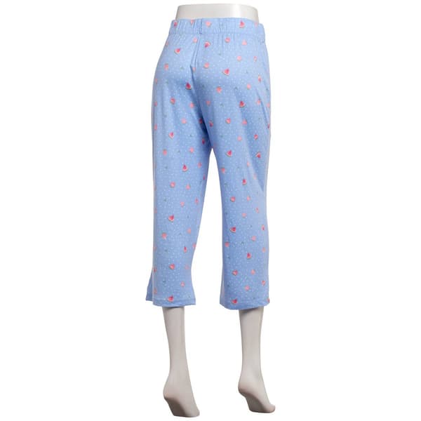 Womens Jaclyn Fruits & Dots Pajama Capris
