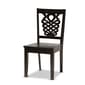 Baxton Studio Mina Dark Brown Finished Wood 5pc. Dining Set - image 2