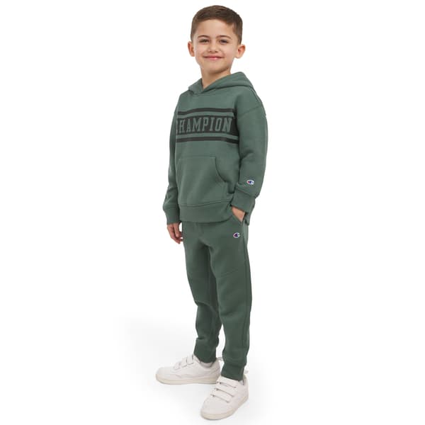 Boys &#40;4-7&#41; Champion&#174; Hoodie & Tapered Joggers Set - Dark Forest