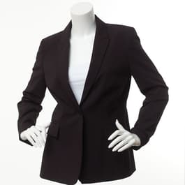 Womens Calvin Klein One Button Blazer