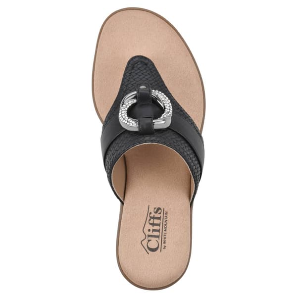 Womens Cliffs by White Mountain Benedict Flips Flops