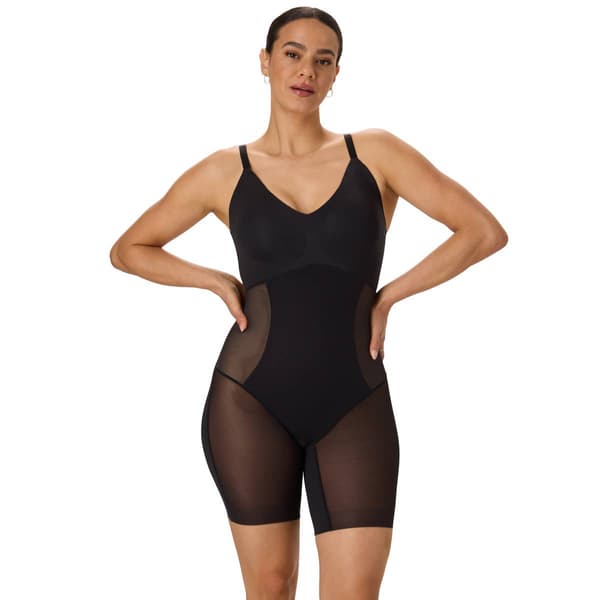 Womens Maidenform Sculpting Mid-Thigh Bodysuit