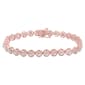 Haus of Brilliance 14kt. Rose Gold Plated Diamond Tennis Bracelet - image 1
