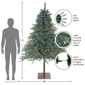 Northlight 7.5ft. Real Touch™ Pre-Lit Fairbanks Christmas Tree - image 5