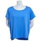 Womens Muk Luks Short Sleeve Cloud Knit Tee - image 1