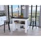 FM FURNITURE Brooklyn Onyx Top Kitchen Island - image 2