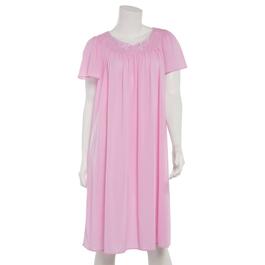 Womens Miss Elaine Short Sleeve Short Nightgown