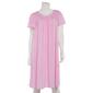 Womens Miss Elaine Short Sleeve Short Nightgown - image 1
