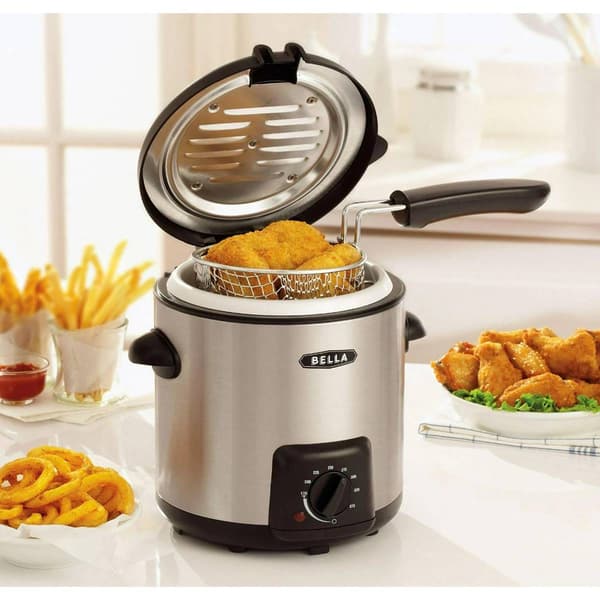 Bella 0.9 Liter Deep Fryer - Stainless Steel