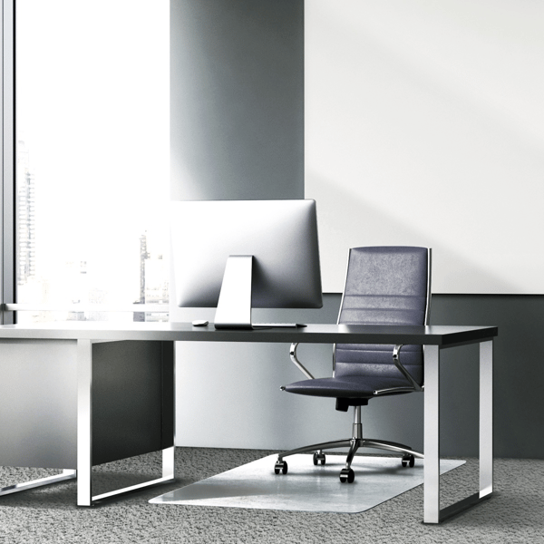 Floortex® Glaciermat® Heavy Duty Glass Chair Mat