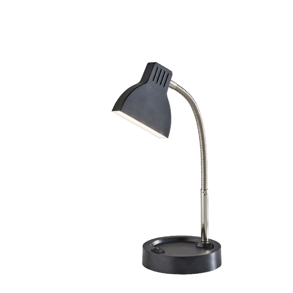Simplee Adesso Slender LED Black Desk Lamp