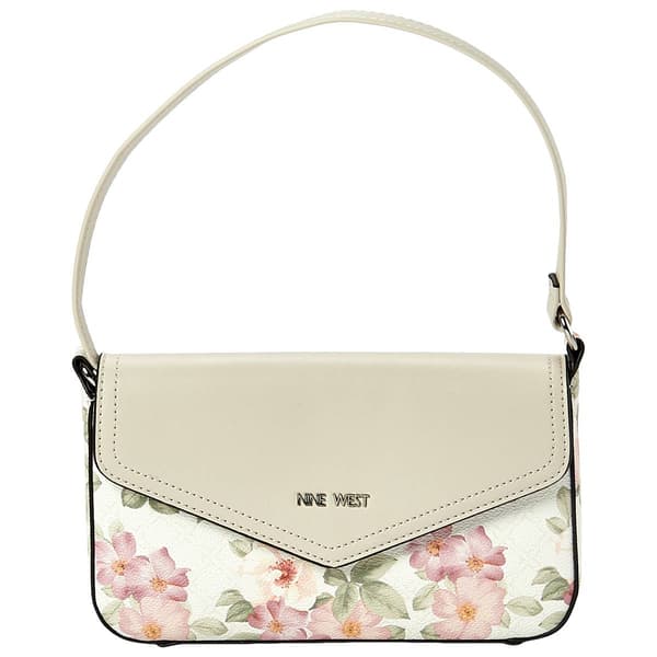 Nine West Bowie Mini Flap Floral Crossbody - image 