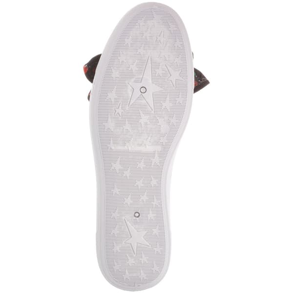 Womens Ashley Blue Cherry Canvas Slip On Flats