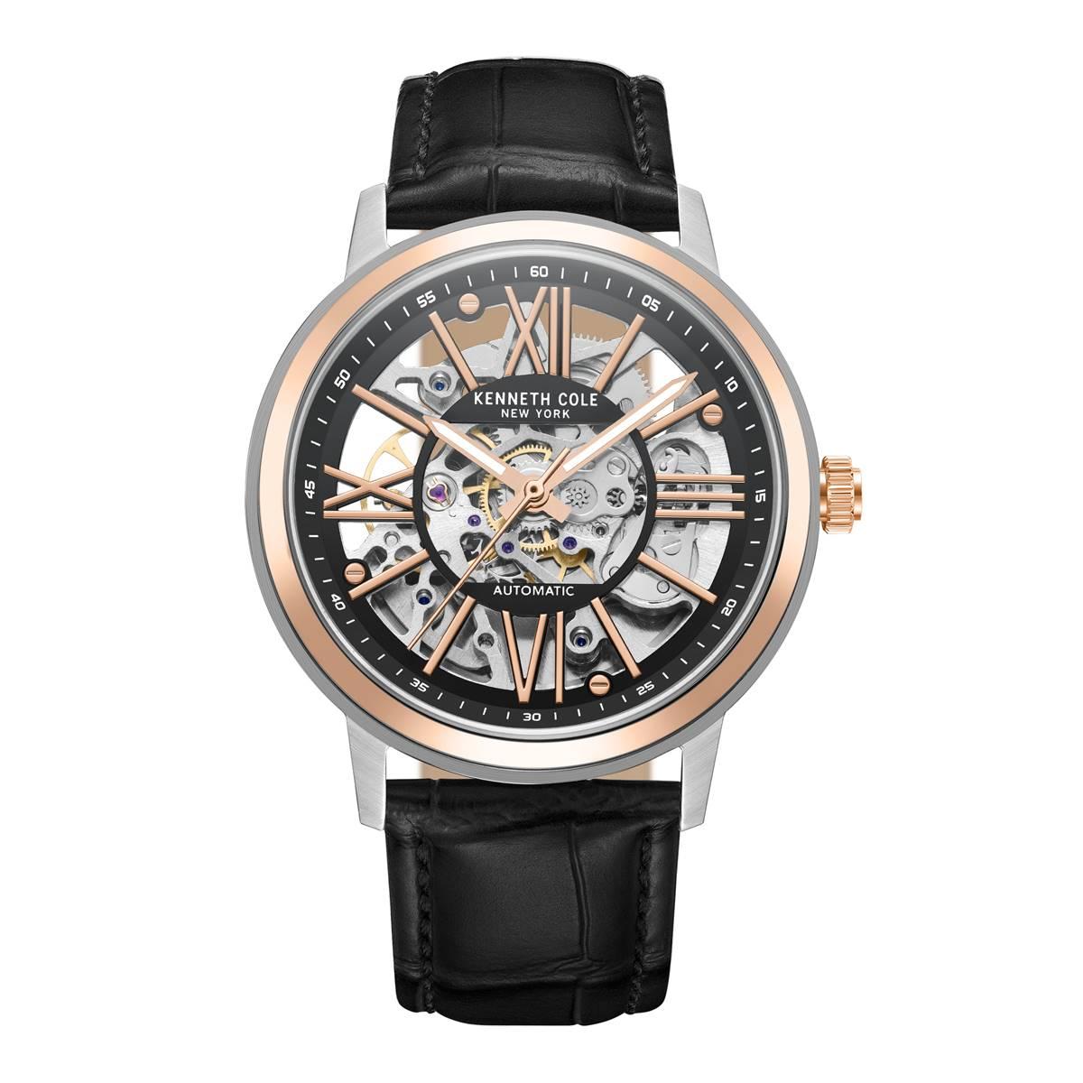 Mens Kenneth Cole® New York Black/Black Dial Watch -...