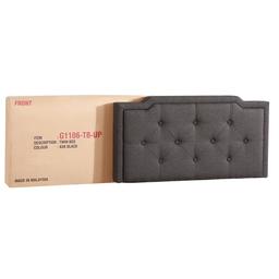 Passion Furniture Deb Adjustable Panel Bed Frame - Twin