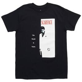 Young Mens Scarface World Short Sleeve Graphic Tee