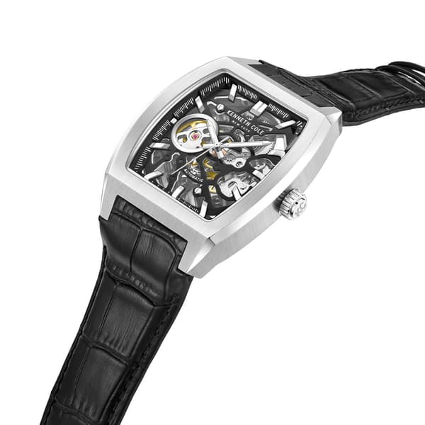 Mens Kenneth Cole Automatic Black Dial Watch - KCWGE0013807