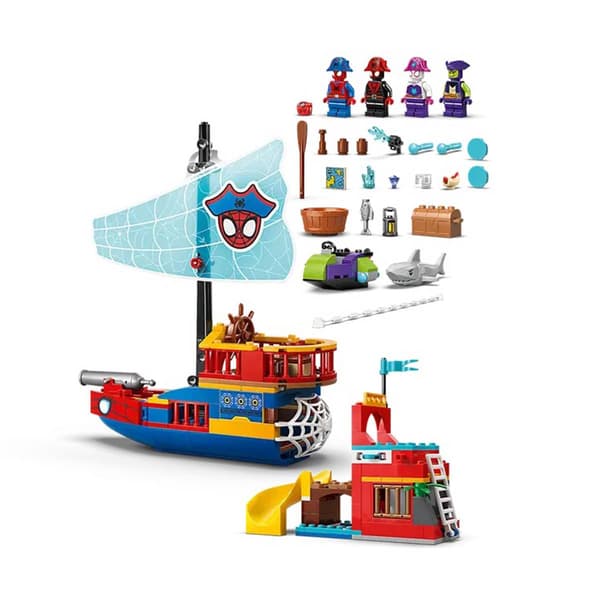 LEGO® Marvel Team Spidey Pirate Ship Building Kit