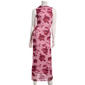 Juniors Madden Girl Mesh Funnel Neck Ruch Maxi Dress- Mauve - image 2