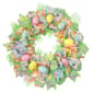 Northlight Seasonal Pastel Easter Eggs and Ribbons Wreath - image 1