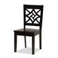 Baxton Studio Anila Dark Brown Finished Wood 5pc. Dining Set - image 2