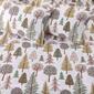 Freshfolds Cotton Snowy Forest Winter 4pc. Flannel Sheet Set - image 2