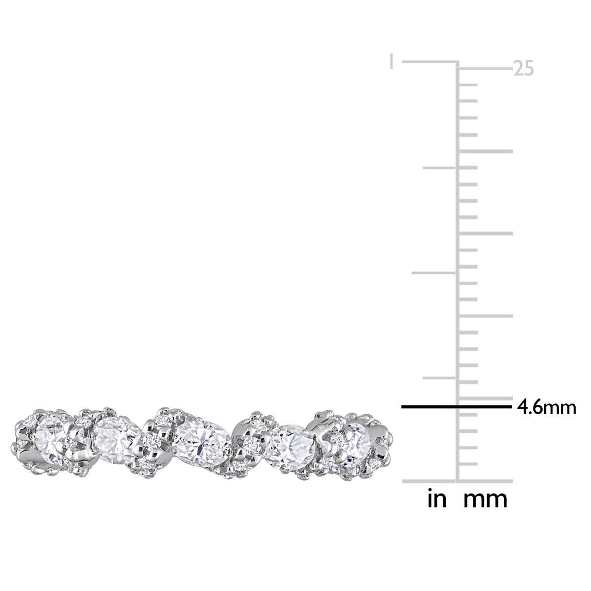 Gemstone Classics™ 1 1/4kt. Dew Moissanite Crossover Band