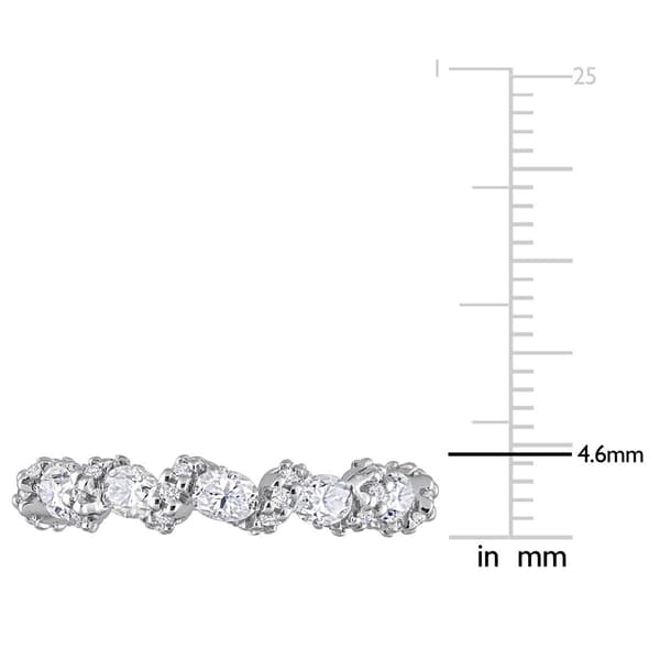 Gemstone Classics™ 1 1/4kt. Dew Moissanite Crossover Band