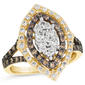 Le Vian(R) Gold Chocolate Diamonds(R) & White Diamonds(R) Ring - image 1