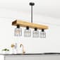 Lalia Home Barnlitt 4 Light Farmhouse Beam Pendant Light Fixture - image 3