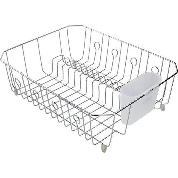 Rubbermaid Large Chrome Dish Drainer - image 