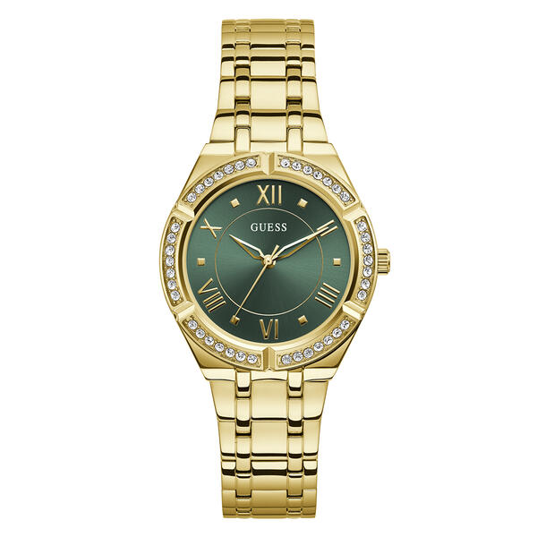 Womens Guess Gold-Tone Cosmo Watch - GW0033L8 - image 