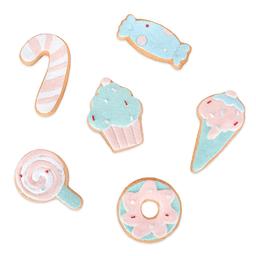 National Tree 8in. Pastel Gingerbread Ornaments