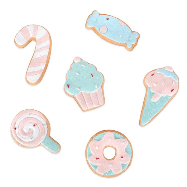 National Tree 8in. Pastel Gingerbread Ornaments - image 
