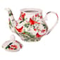 Home Essentials Holiday Cardinal Teapot - image 2