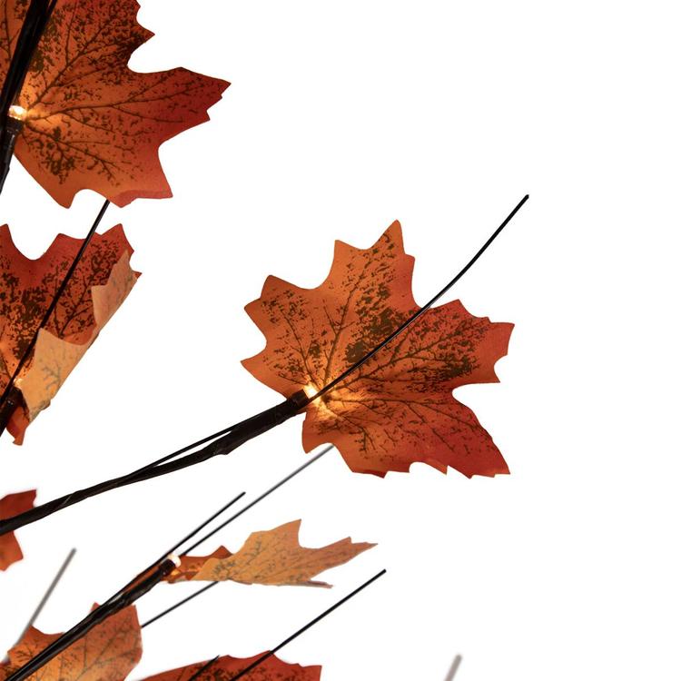 Northlight Seasonal 6ft. LED  Autumn Harvest Maple Leaf Tree
