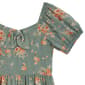 Girls &#40;7-16&#41; Rare Editions Floral Lurex Tiered Dress & Vest - image 5