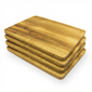 BergHOFF 4pc. Acacia Wood Cutting & Serving Trays - image 1