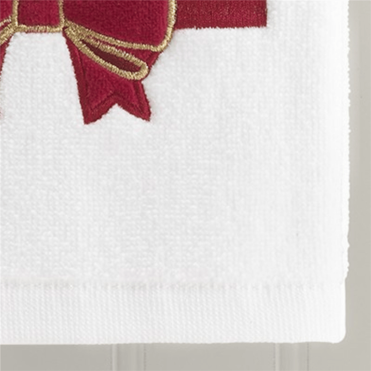 Avanti Velvet Bow 2pk. Hand Towel Set