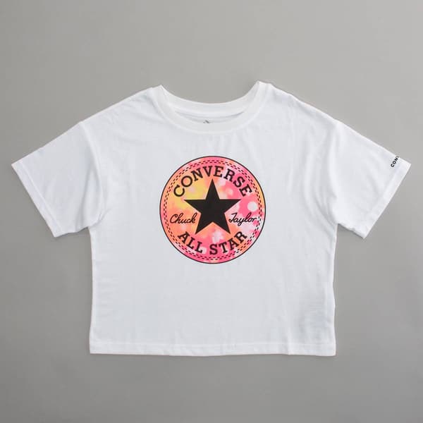 Girls &#40;7-16&#41; Converse Short Sleeve Tie Dye Logo Loose Fit Tee - image 