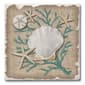 Thirstystone 4pk. 4.25in. Linen Shells Square Coasters Set - image 1