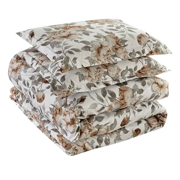 Bibb Home 1800 Series Wildflower 3pc. Duvet Cover Set