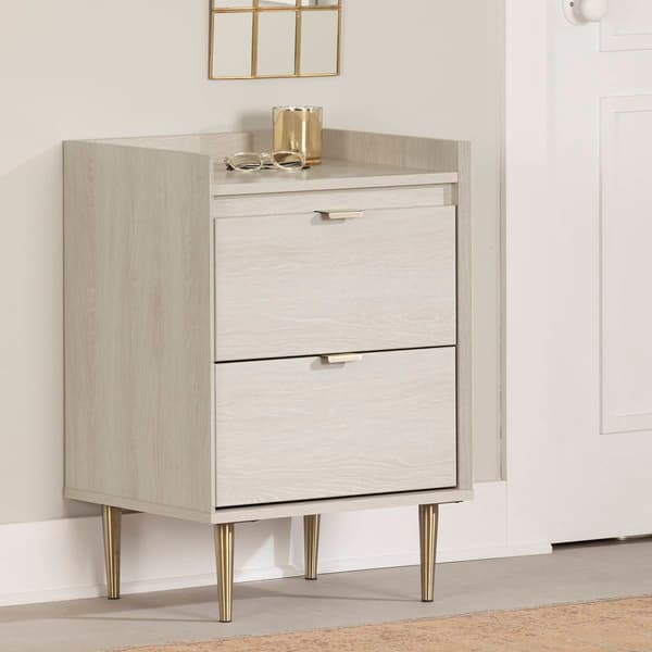 South Shore Hype Winter Oak End Table