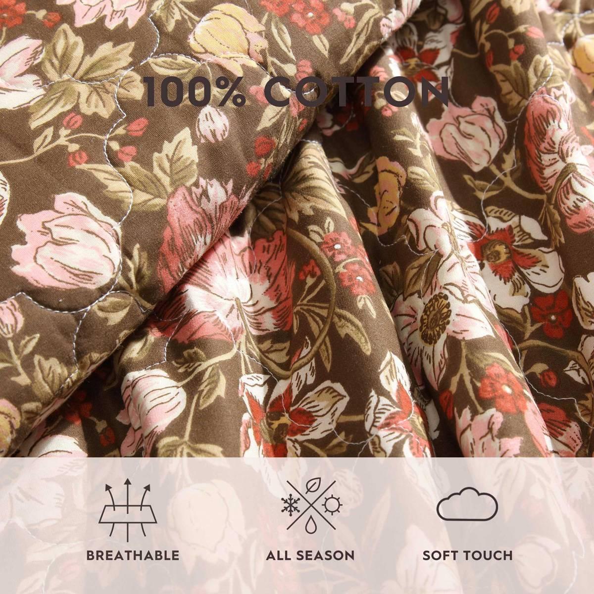 Laura Ashley Marta Cotton Quilt Set