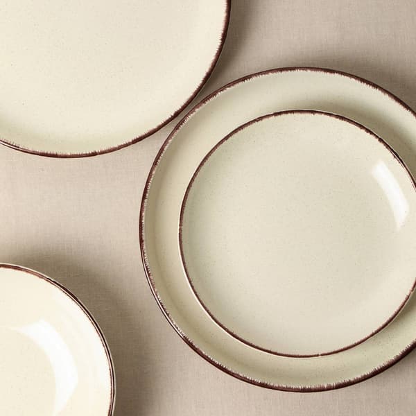 Earth & Clay Heath 12-Piece Stoneware Dinnerware Set